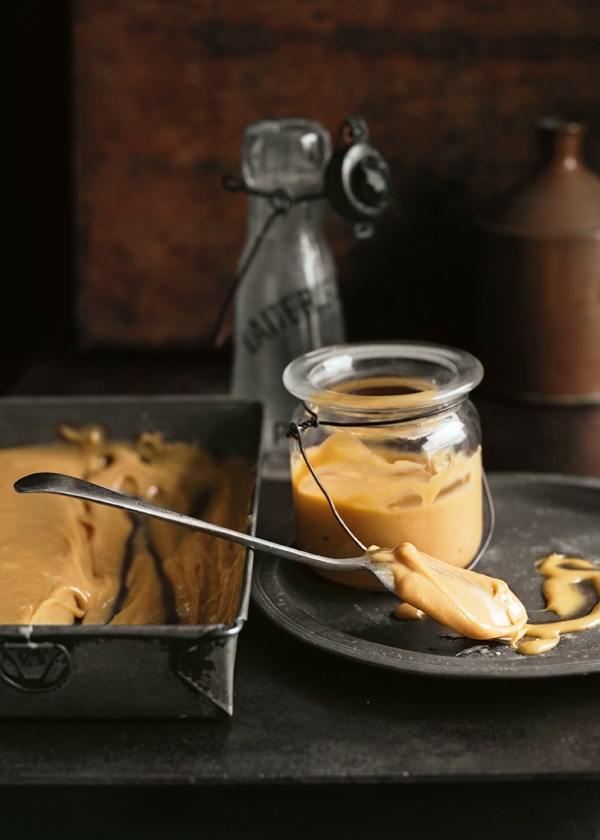 Homemade dulce de leche