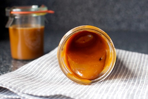 Homemade dulce de leche (or cajeta)