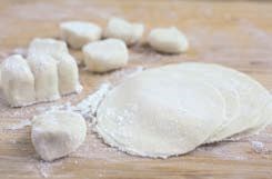 Homemade dumpling wrappers