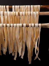 Homemade egg noodles