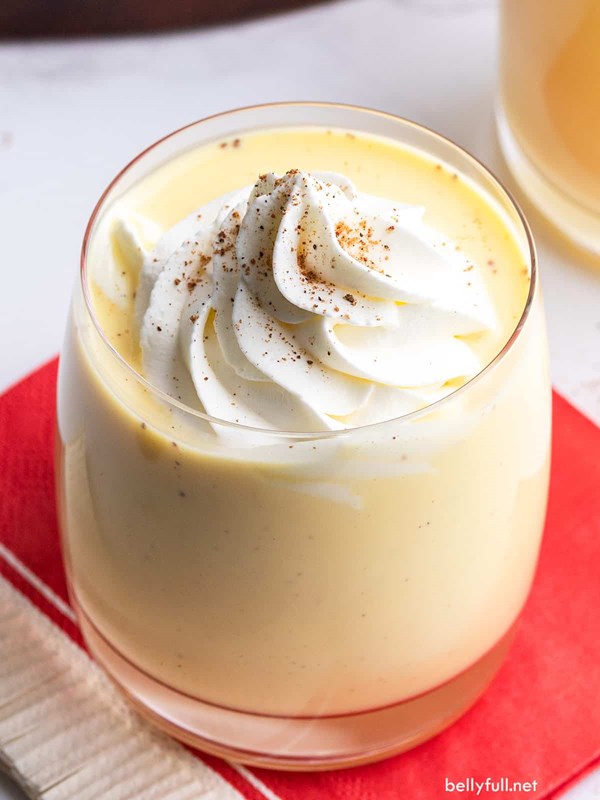 Homemade eggnog
