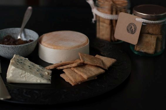 Homemade fennel seed crackers