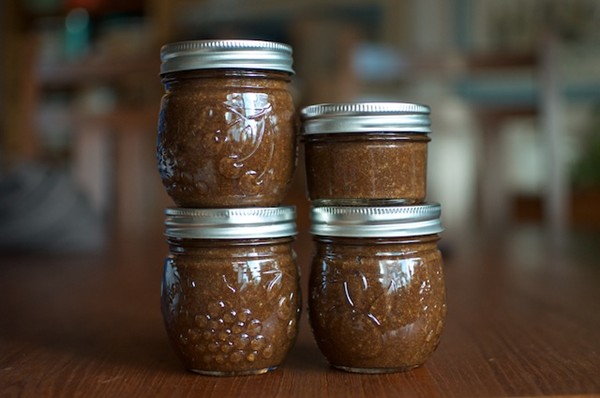 Homemade fig mustard