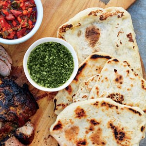 Homemade flatbreads