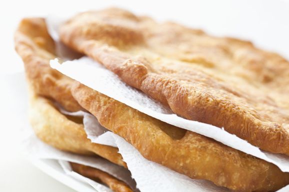 Homemade fried dough