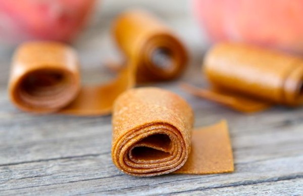 Homemade fruit leather