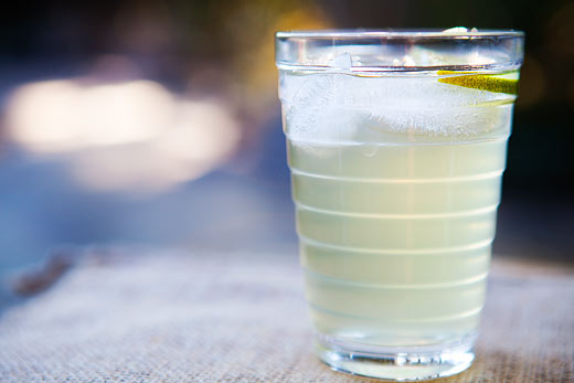Homemade ginger ale