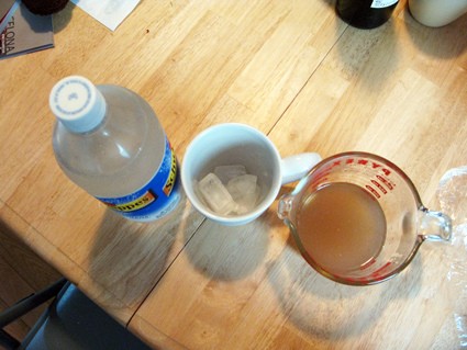 Homemade ginger ale
