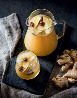 Homemade ginger beer