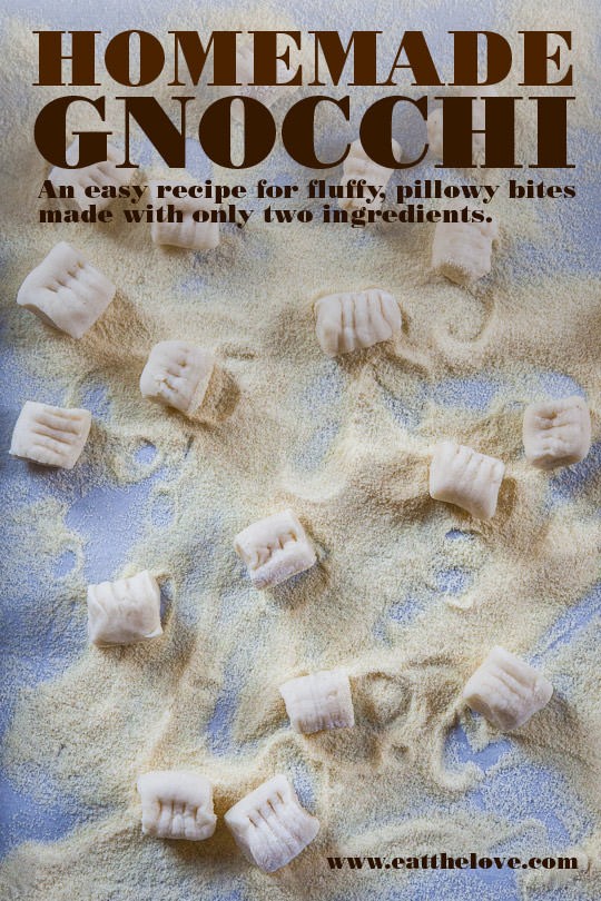 Homemade gnocchi