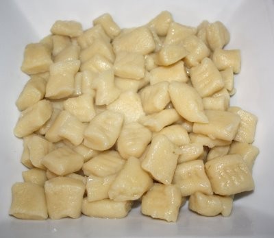 Homemade gnocchi
