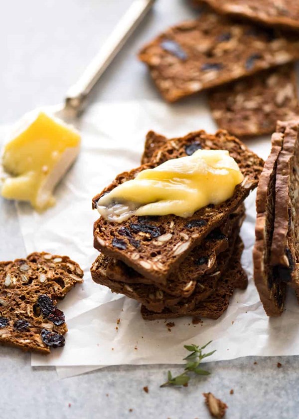 Homemade gourmet crackers