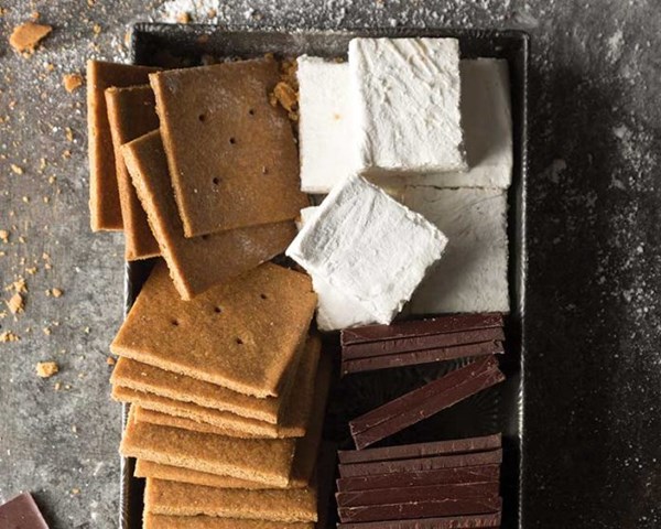 Homemade graham crackers