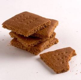 Homemade graham crackers