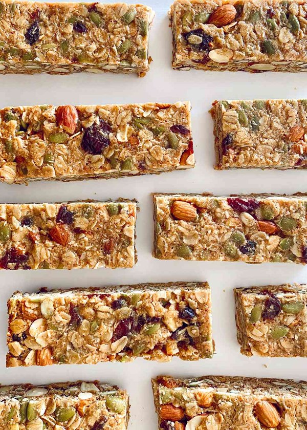 Homemade granola bars