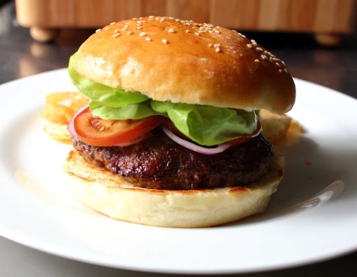 Homemade hamburger buns
