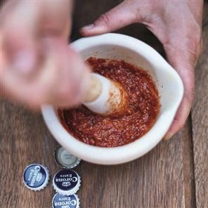 Homemade harissa