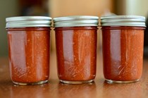 Homemade harissa sauce