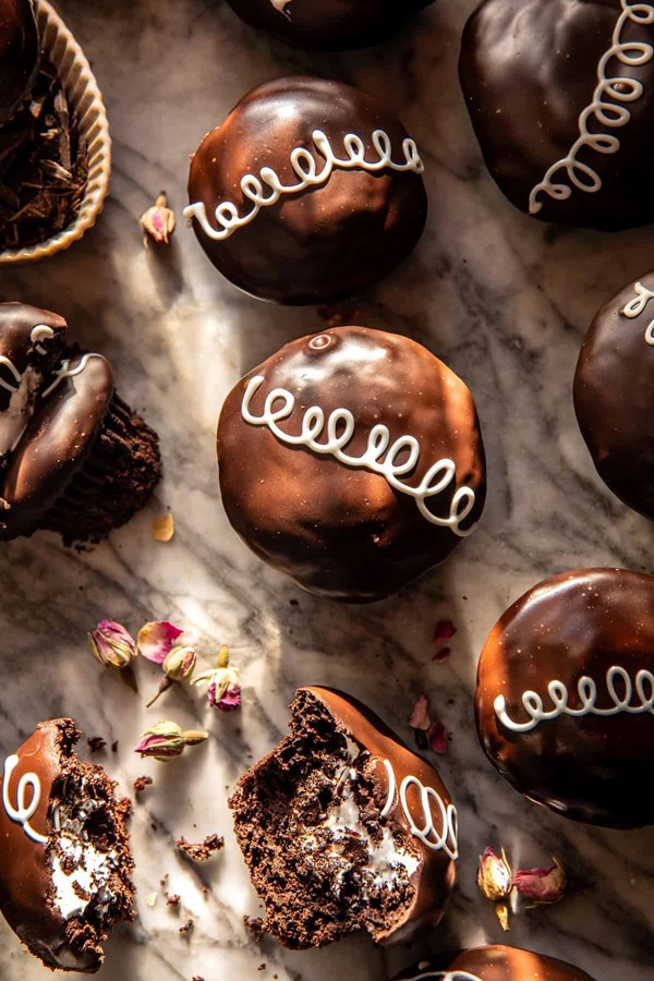 Homemade Hostess cupcakes 