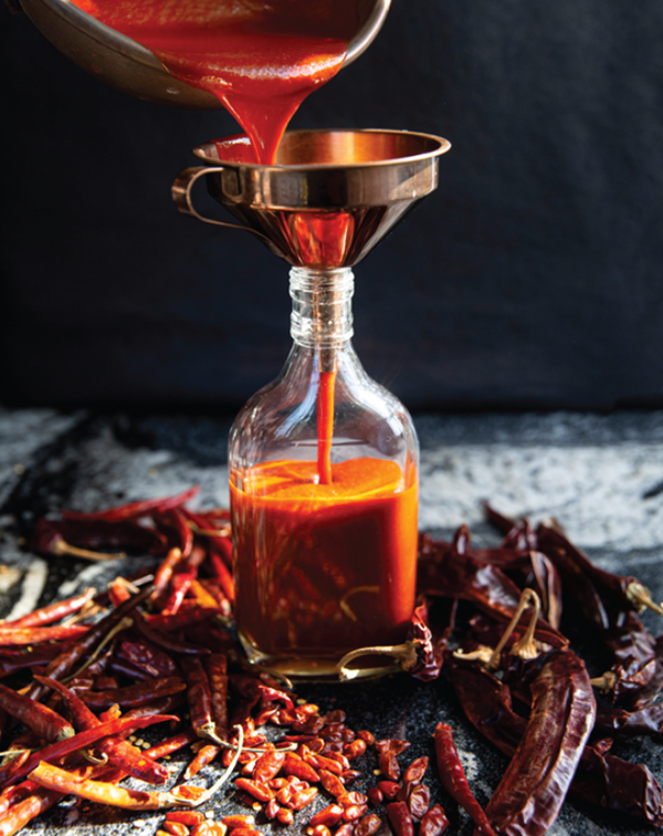 Homemade hot sauce