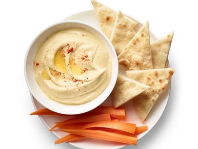 Homemade hummus