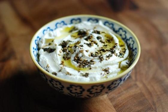 Homemade labneh