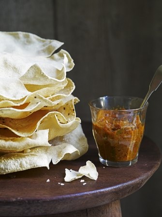 Homemade lime pickle