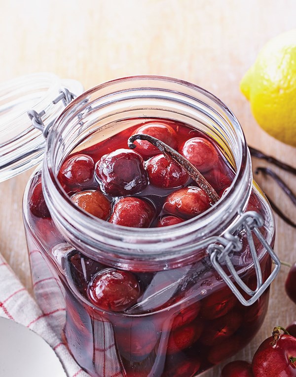 Homemade Maraschino cherries