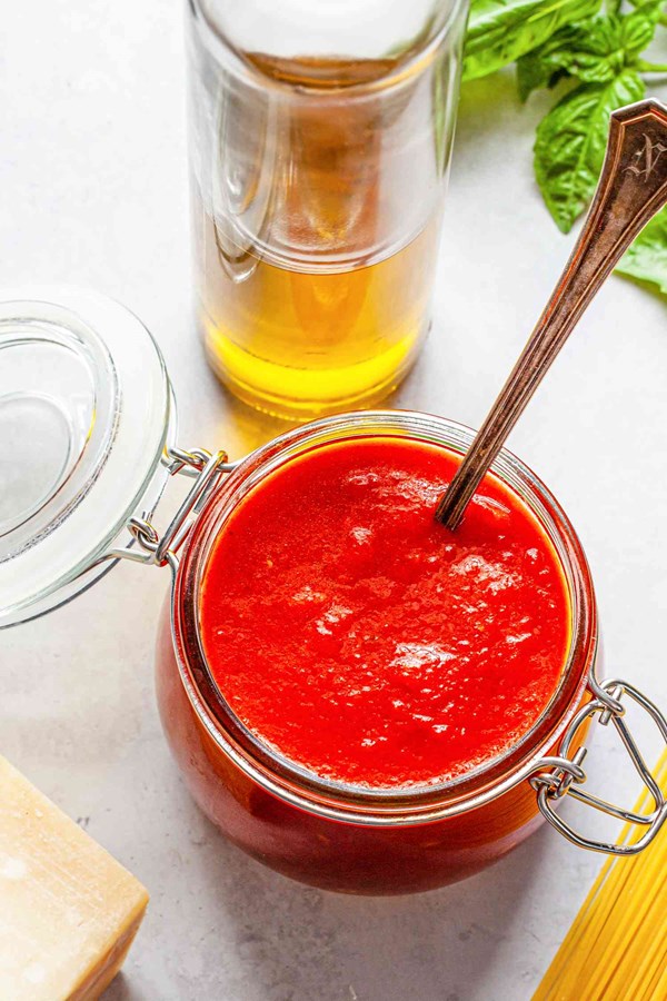 Homemade marinara sauce