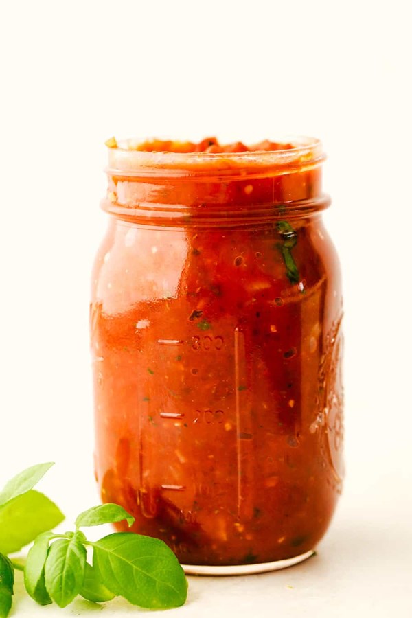 Homemade marinara sauce