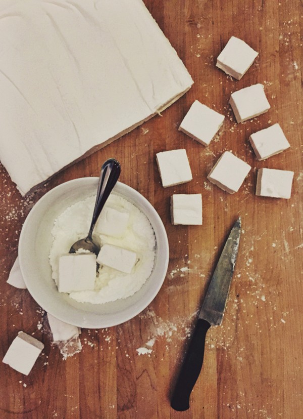 Homemade marshmallows