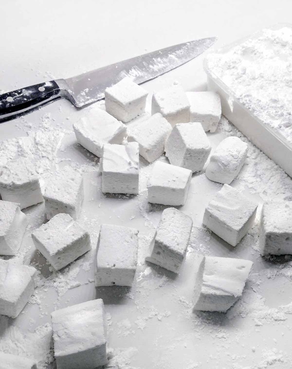 Homemade marshmallows