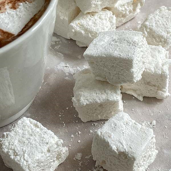 Homemade marshmallows