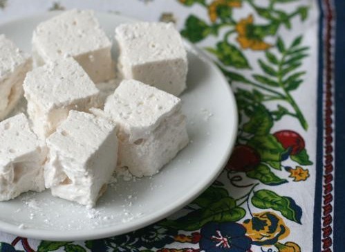 Homemade marshmallows