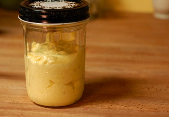 Homemade mayonnaise