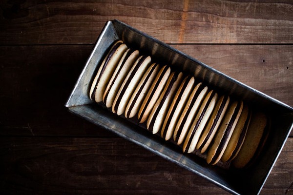 Homemade Milano cookies