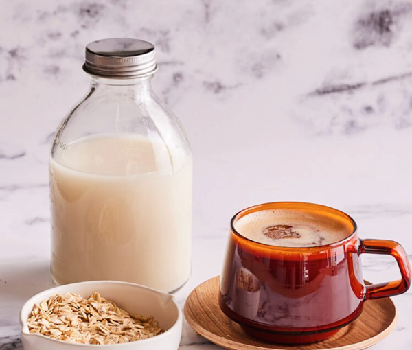 Homemade oat milk