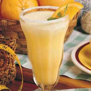 Homemade orange refresher 