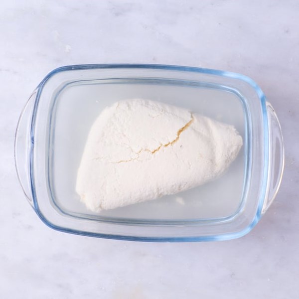 Homemade paneer