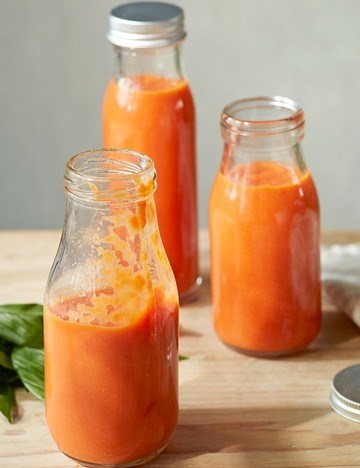 Homemade passata