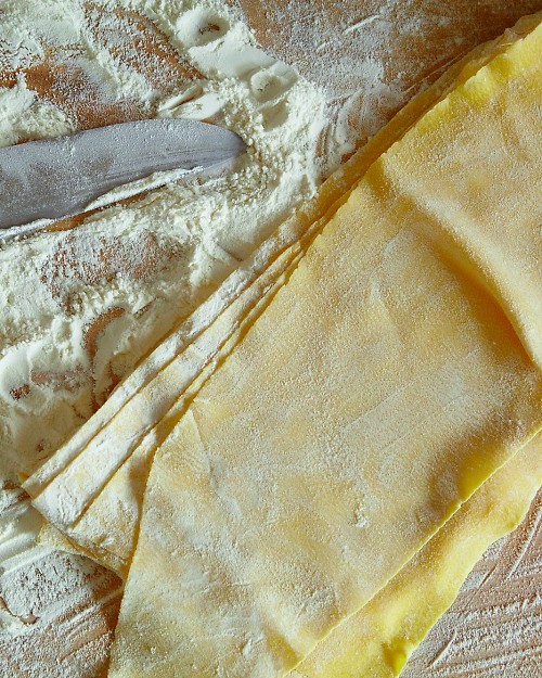 Homemade pasta 