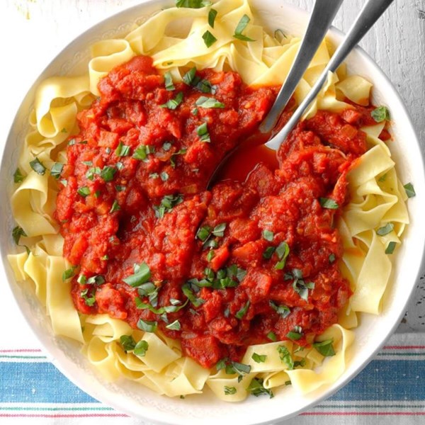 Homemade pasta sauce