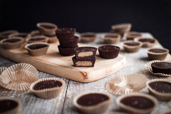 Homemade peanut butter cups