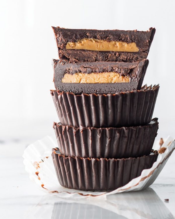 Homemade peanut butter cups
