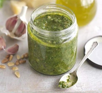 Homemade pesto