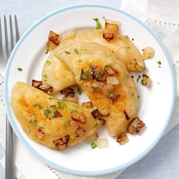 Homemade pierogies