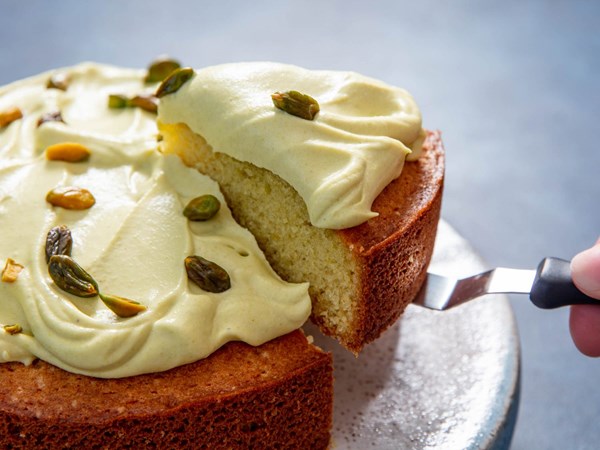 Homemade pistachio cream 