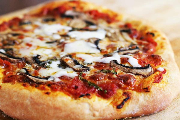 Homemade pizza