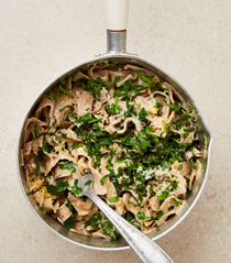 Homemade pizzoccheri