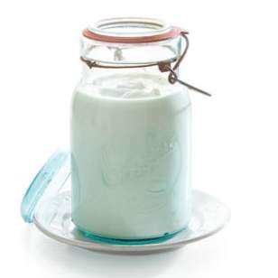 Homemade plain yogurt